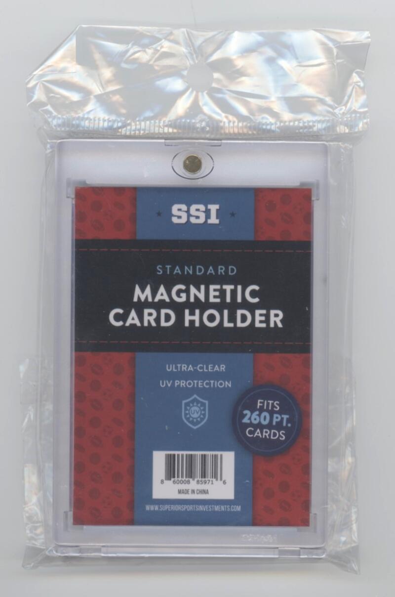 (2) Superior Sports Investments SSI Magnetic Thick Card Holder One Touch 260 PT Image 3