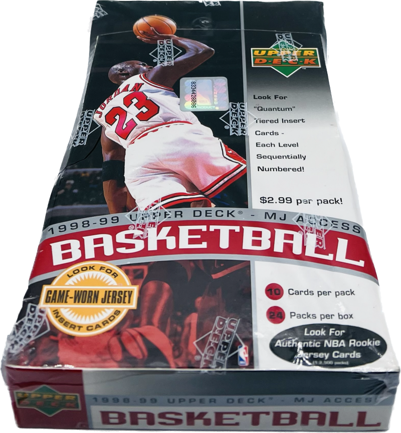 1998-99 Upper Deck MJ Access Basketball Box Image 2