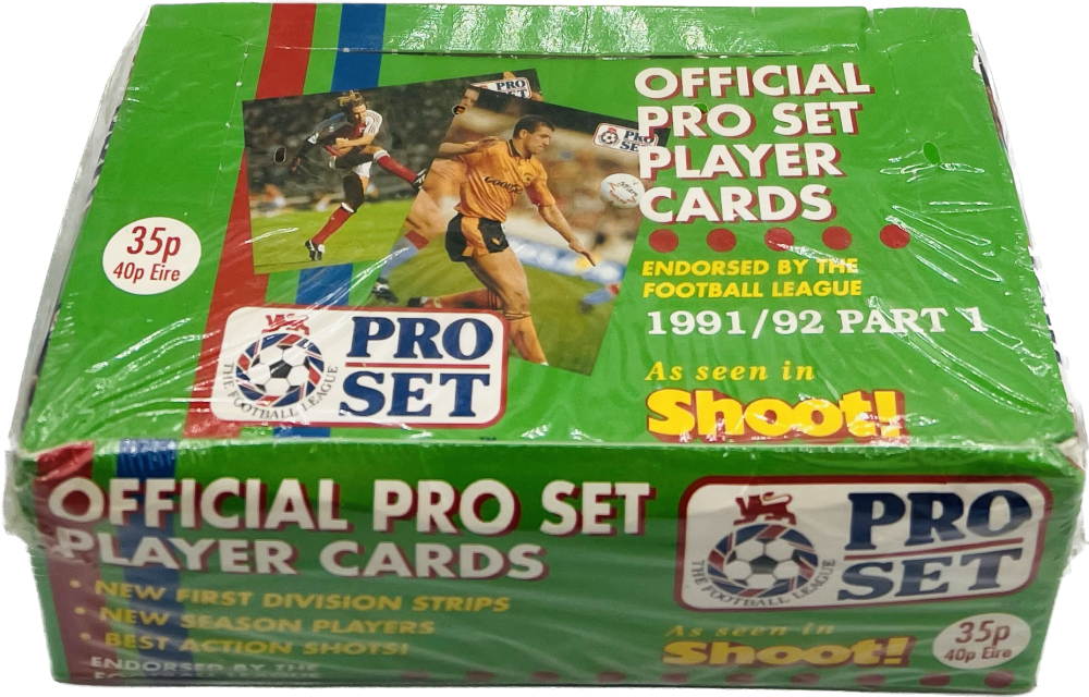 1991-92 Pro Set Par1  (Futbol) Soccer Box Image 1