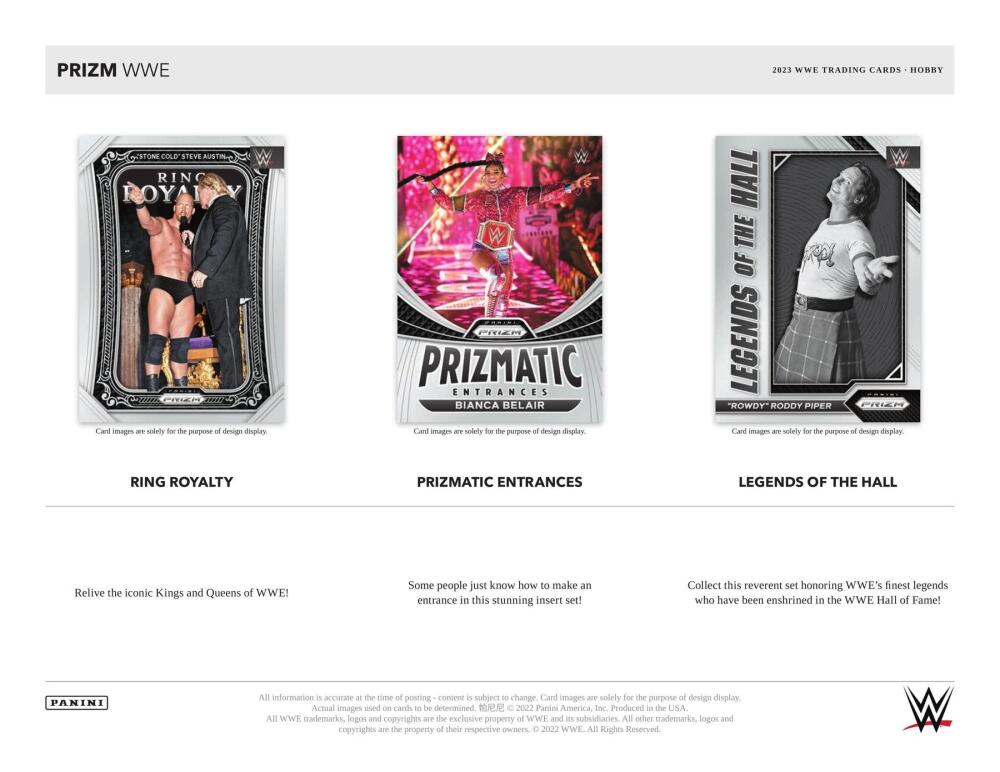 2023 Panini Prizm WWE Wrestling Hobby Box Image 4