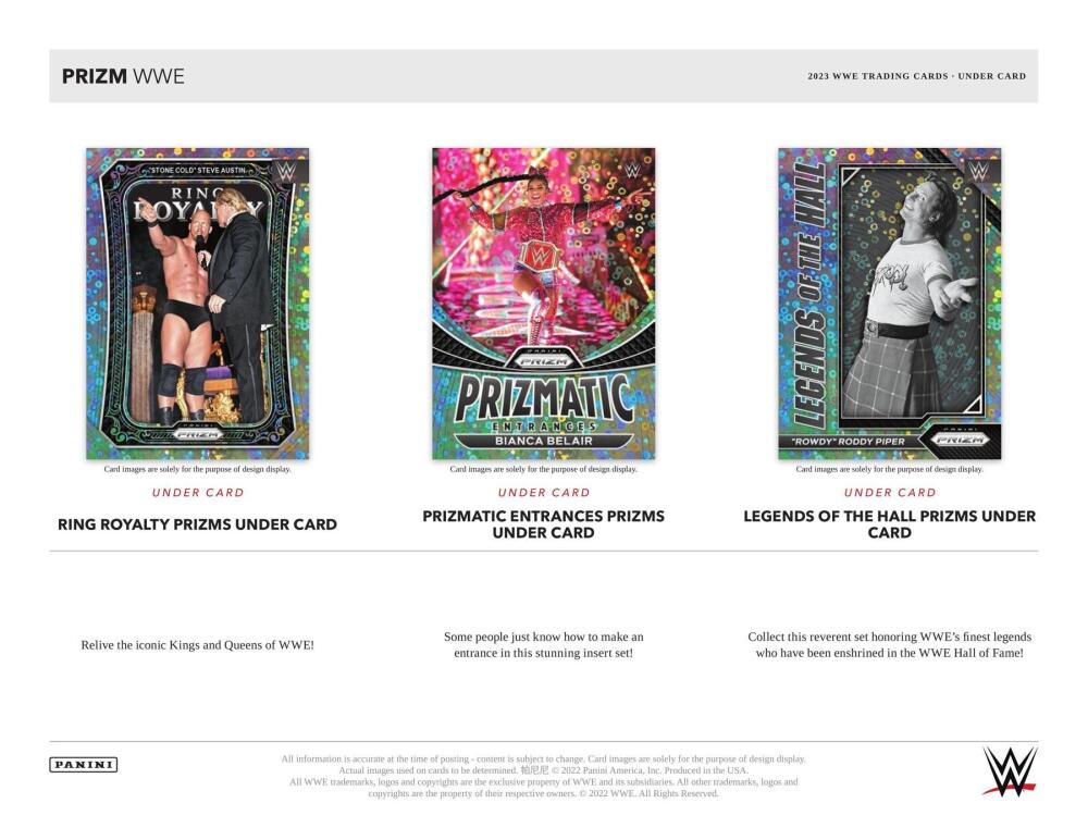 2023 Panini Prizm WWE Under Card Wrestling Box Image 5