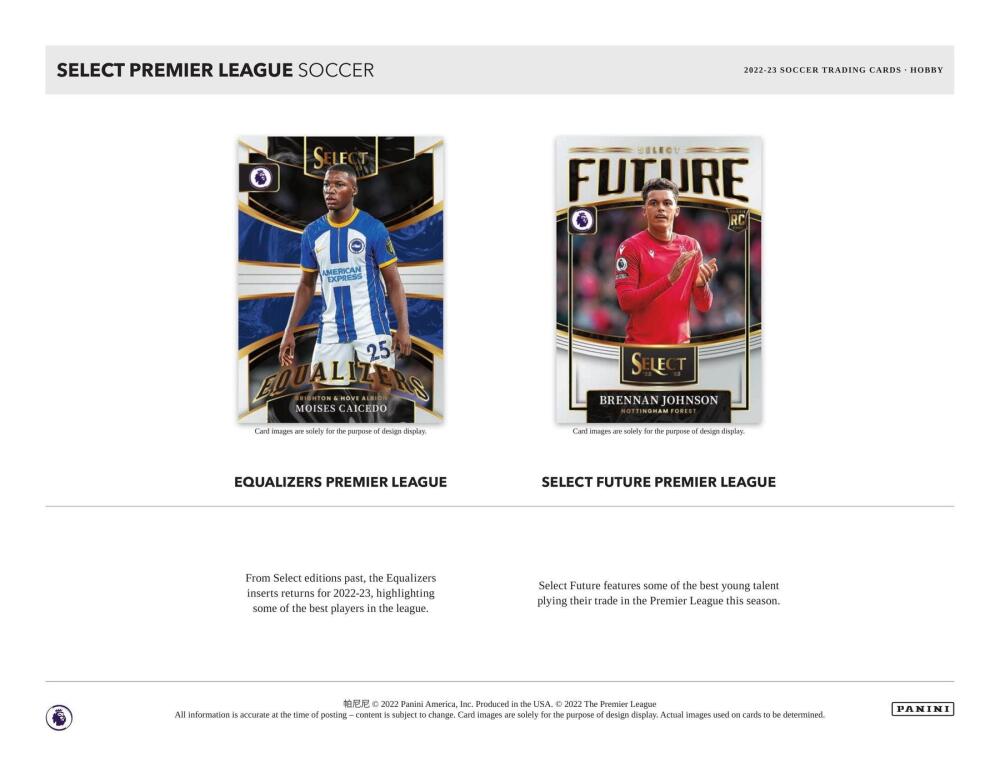 2022-23 Panini Select Premier League EPL Soccer Hobby Box Image 5