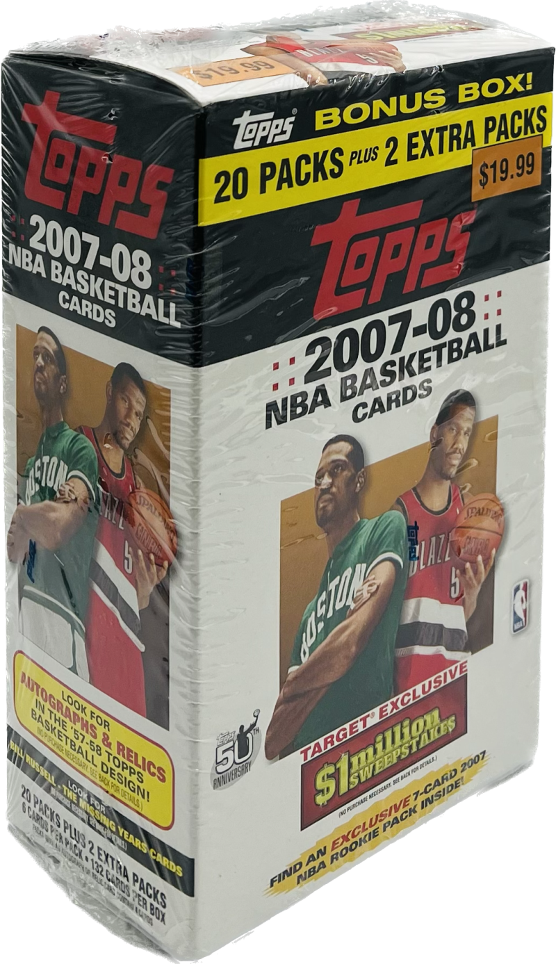 2007-08 Topps Basketball 22-Pack Blaster Box  Image 1