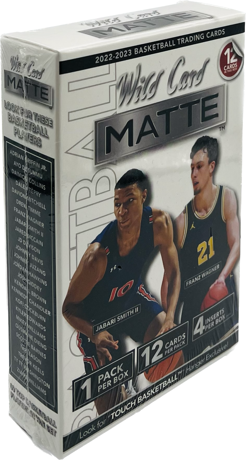 2022-23 Wild Card Matte Basketball 1-Pack Blaster Box  Image 1