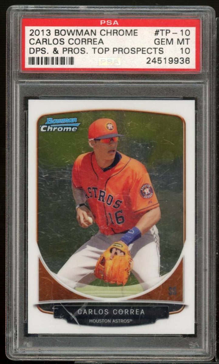 Carlos Correa Rookie 2013 Bowman Draft Top Prospects #TP-10