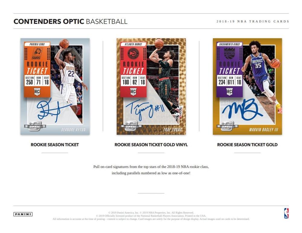 2018-19 Panini Contenders Optic Basketball Hobby Box



 Image 3
