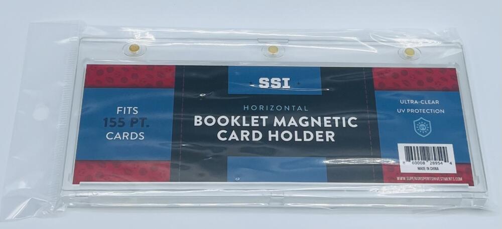 (5) Superior Sports Investments SSI Magnetic Horizontal Booklet Card Holder One Touch  Image 4