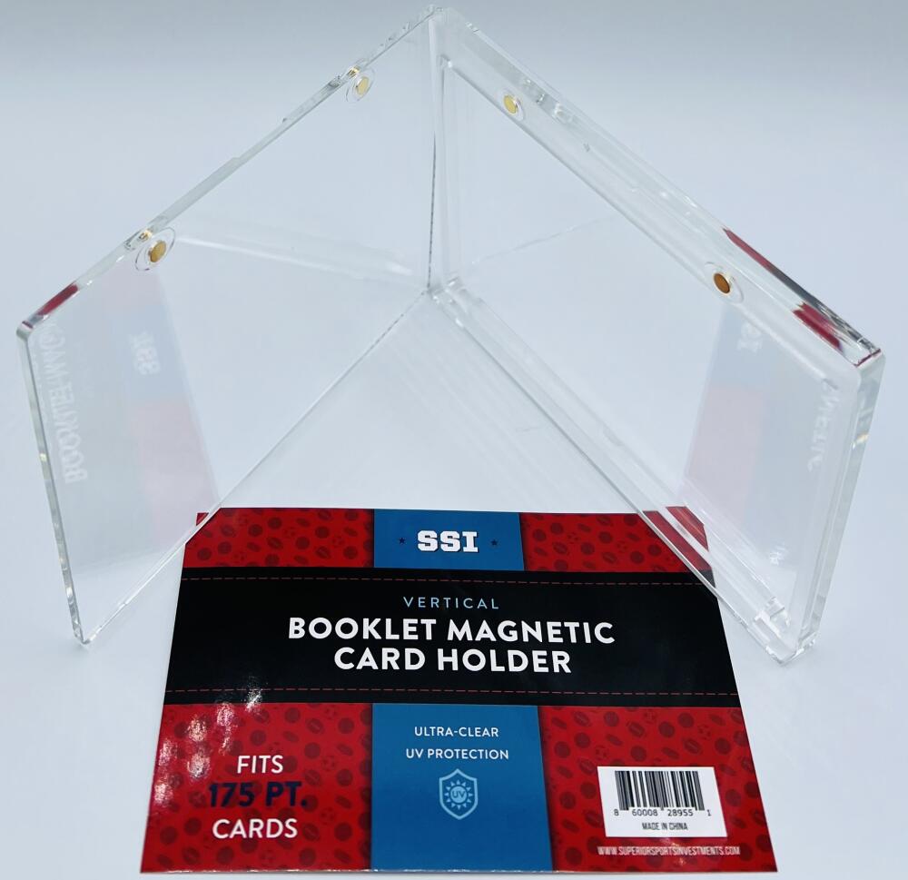 (5) Superior Sports Investments SSI Magnetic Vertical Booklet Card Holder One Touch  Image 3