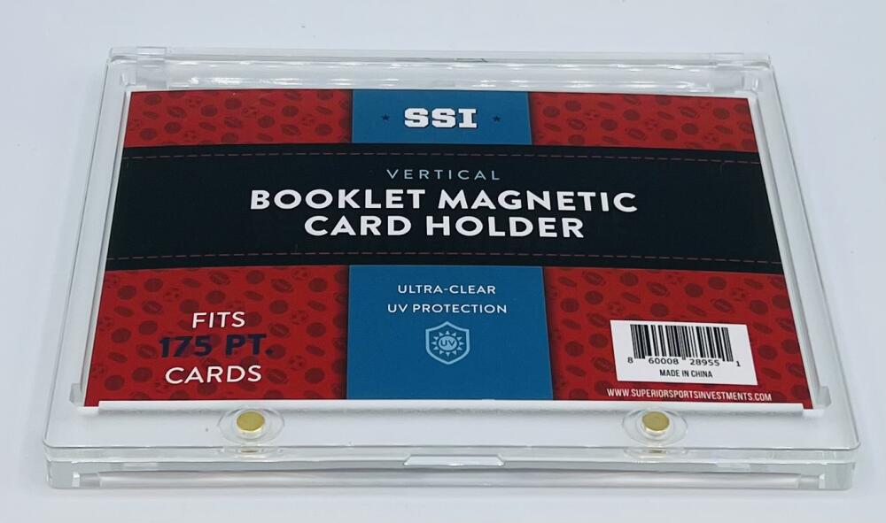 (5) Superior Sports Investments SSI Magnetic Vertical Booklet Card Holder One Touch  Image 5