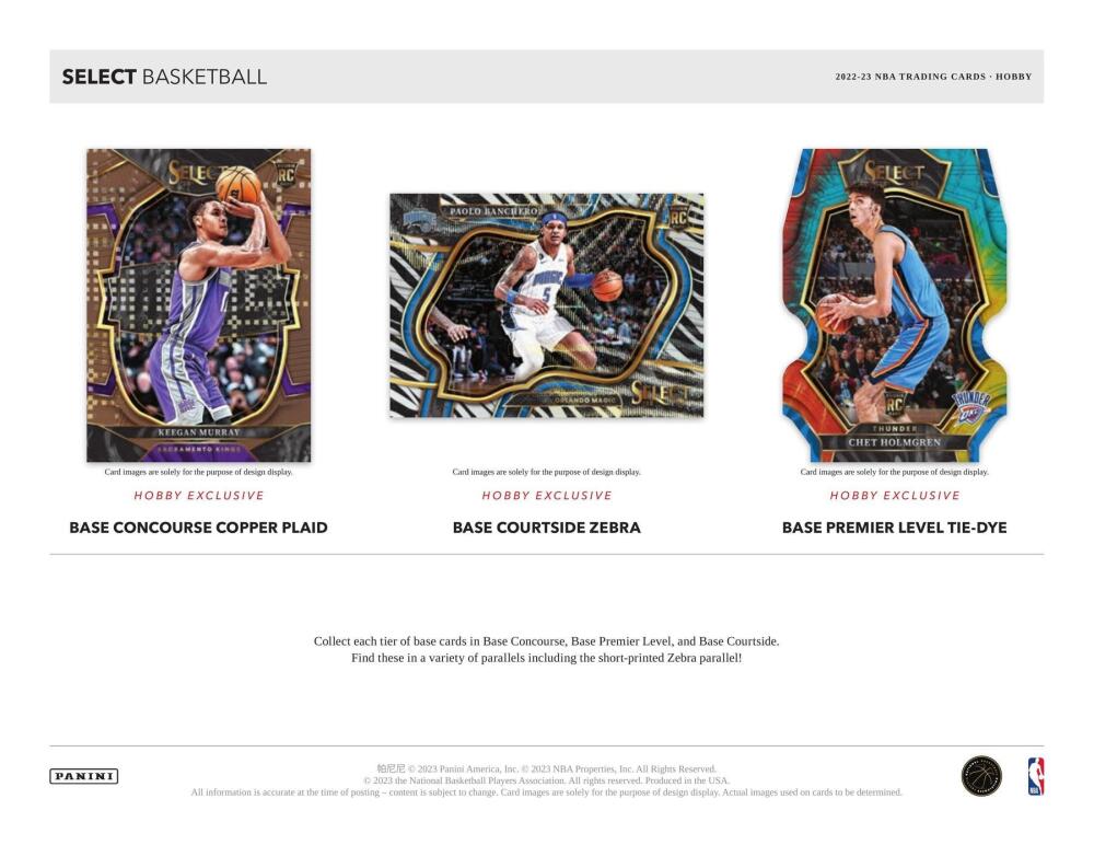 2022-23 Panini Select Basketball Hobby Box Image 3