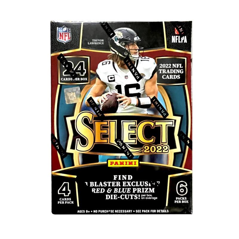 2022 Panini Select Football 6-Pack Blaster Box (Red & Blue Die-Cuts!) Image 1