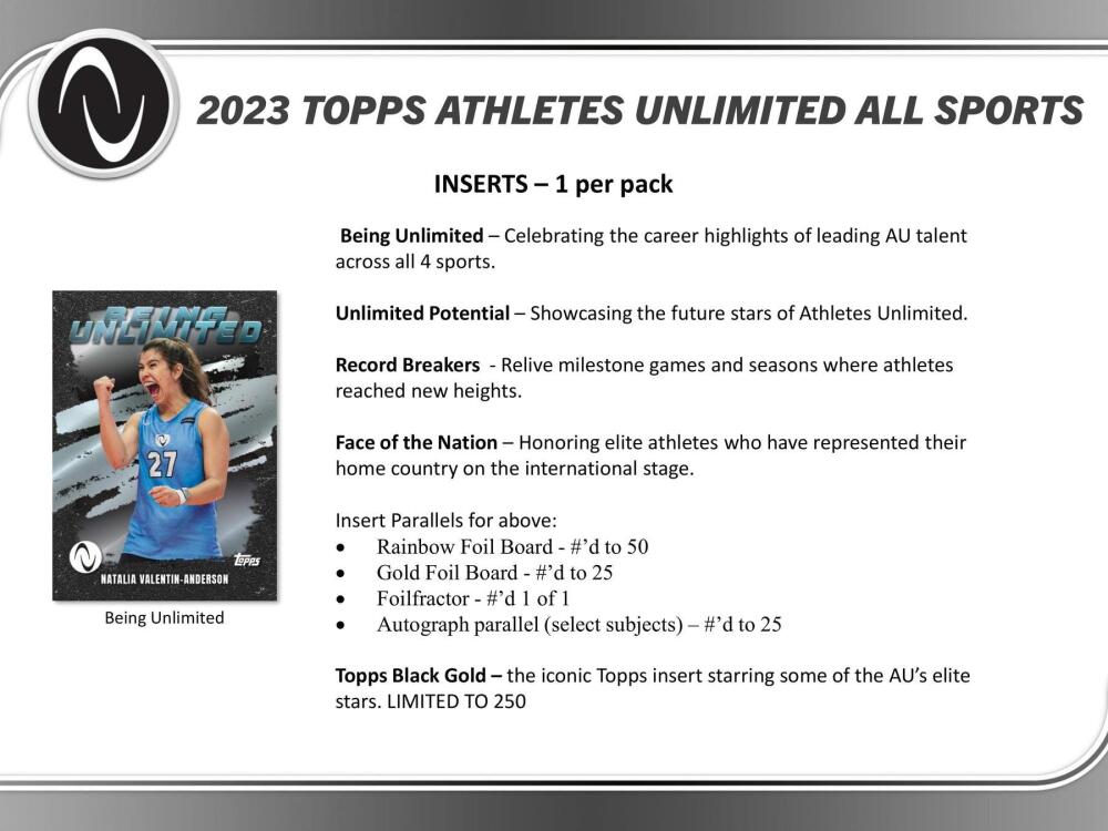 2023 Topps Athletes Unlimited All Sports Hobby Box Image 5