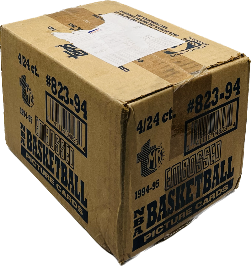 1994-95 Topps Embossed Basketball 4-Box Case Image 2