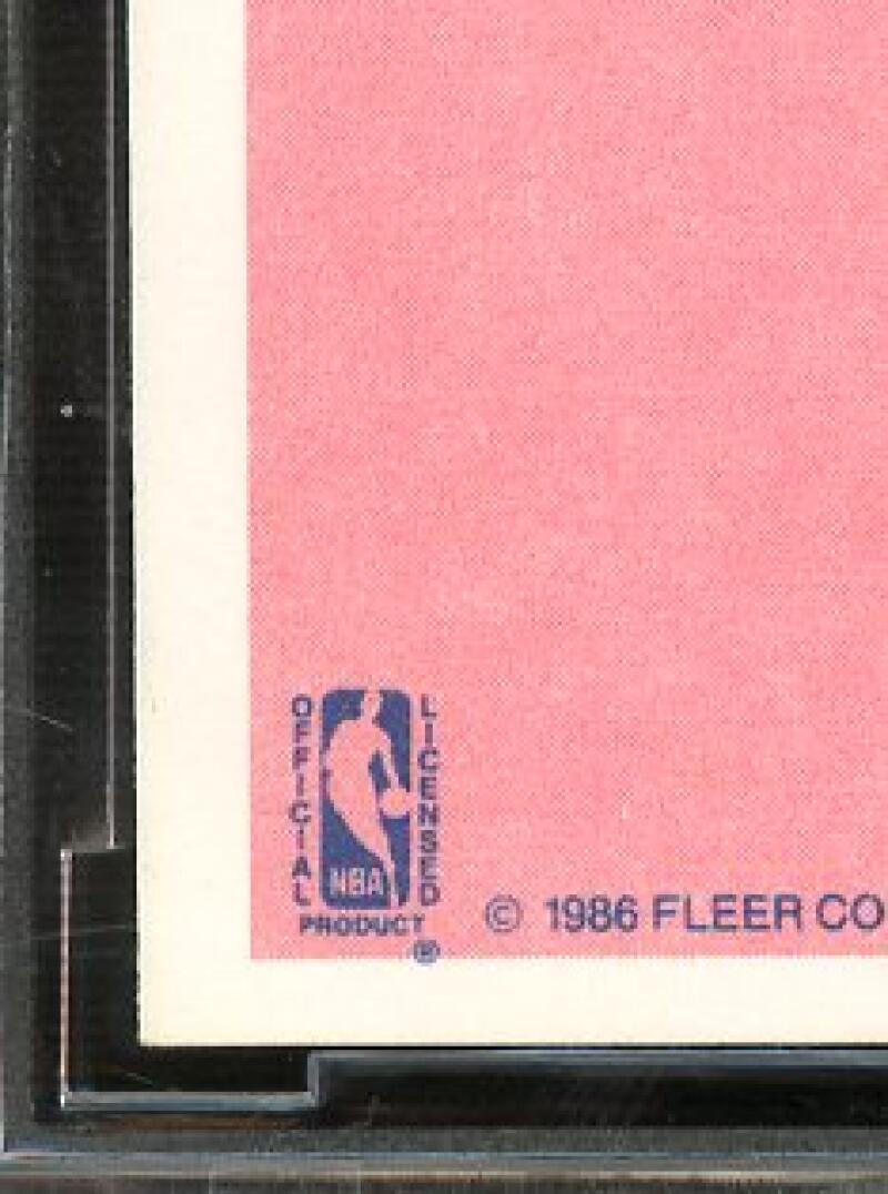 1986-87 fleer #57 MICHAEL JORDAN chicago bulls rookie card BGS BCCG 10 Image 6