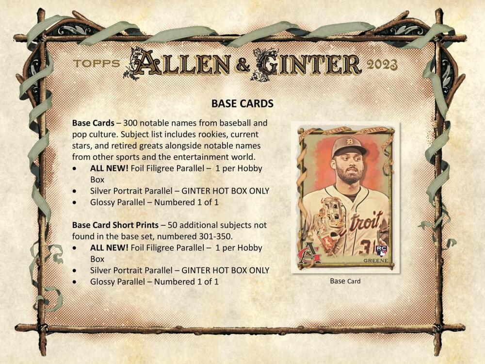 2023 Topps Allen & Ginter Baseball Hobby Box Image 4