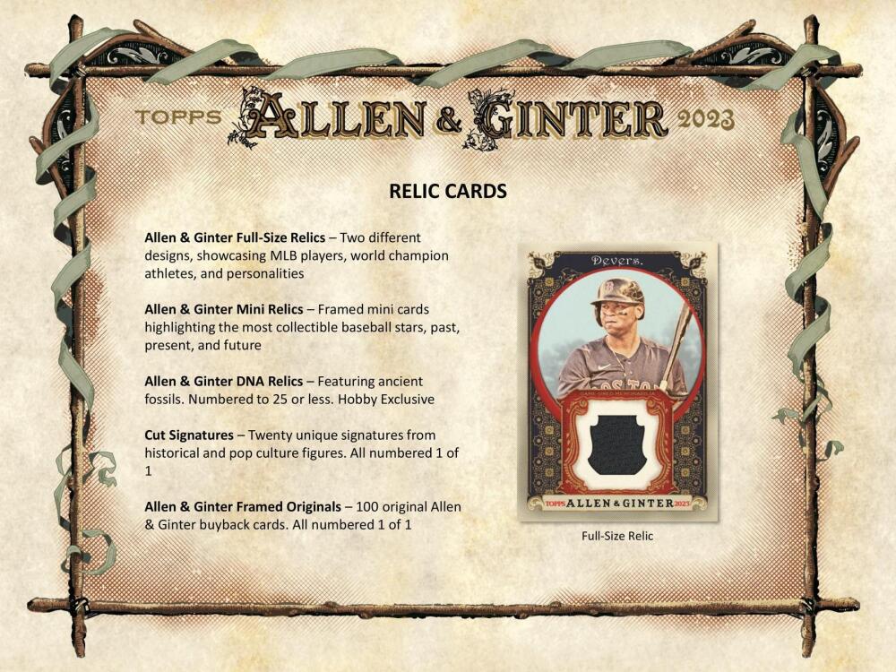 2023 Topps Allen & Ginter Baseball Hobby Box Image 6