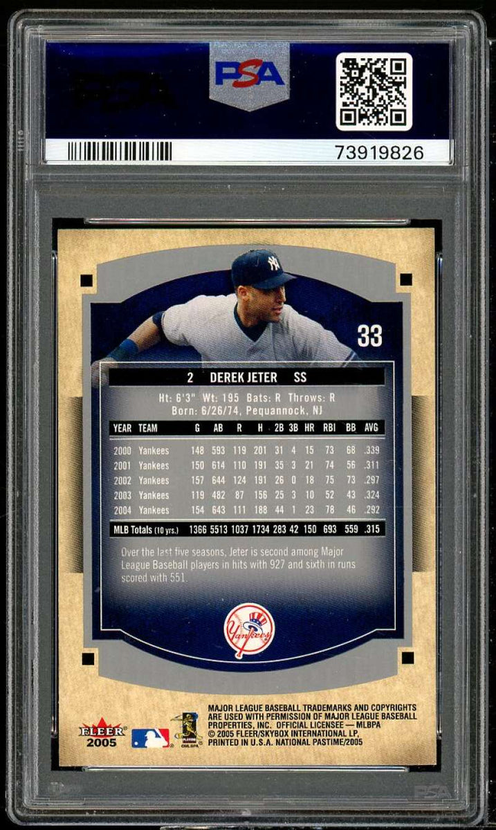 2005 Fleer National Pastime #33 Derek Jeter - New York Yankees (Baseball  Cards) at 's Sports Collectibles Store