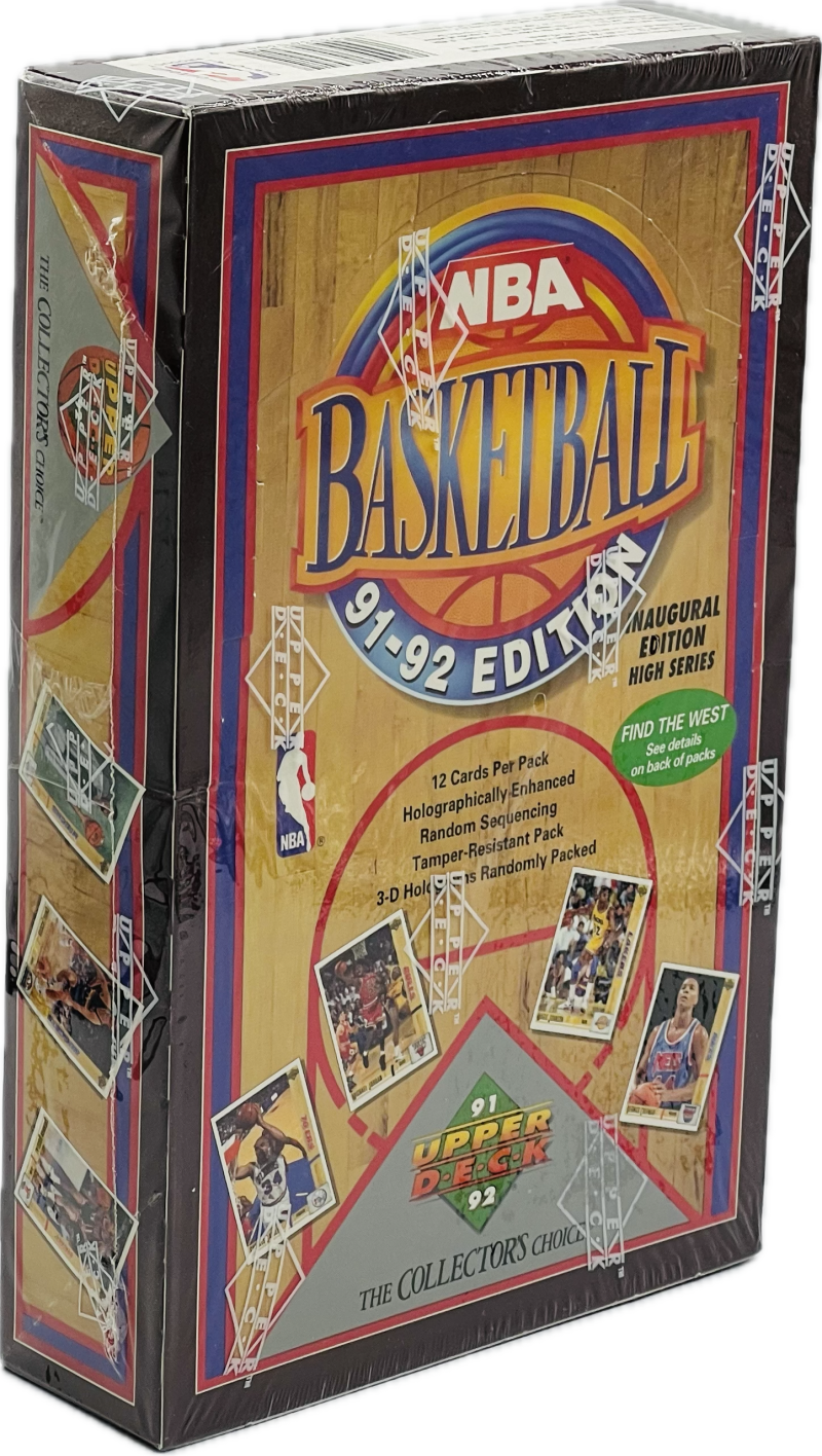 1991-92 Upper Deck High Series Find The West Basketball Box Image 1