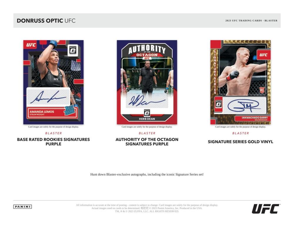2023 Panini Donruss Optic UFC 6-Pack Blaster Box Image 4