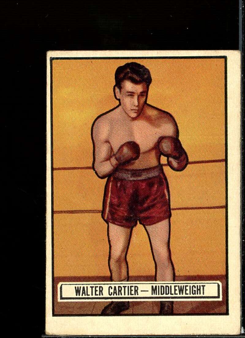 Walter Cartier Card 1951 Topps Ringside #33  Image 1