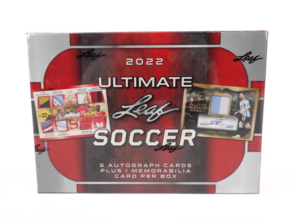 2022 Leaf Ultimate Soccer Hobby Box Image 1