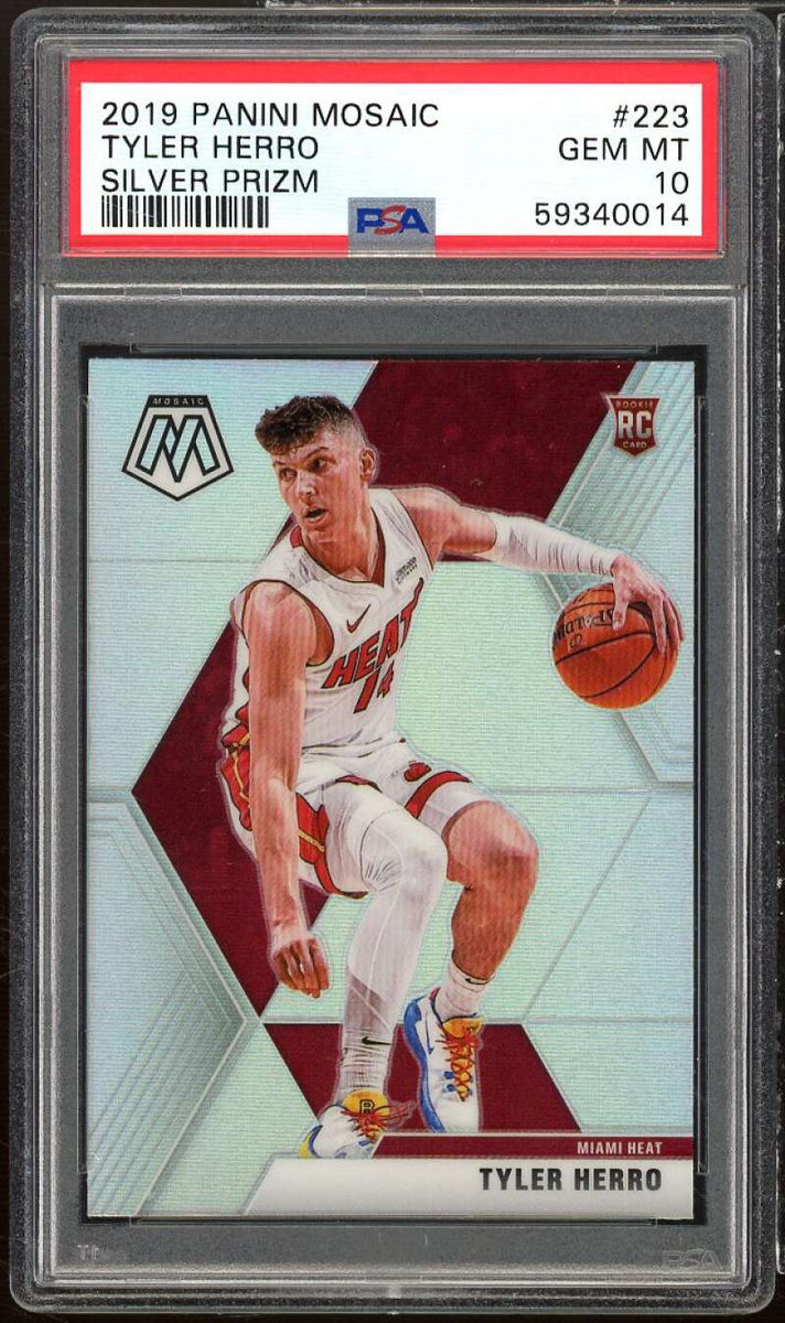 Tyler Herro Rookie Card 2019-20 Panini Mosaic Silver Prizm #223