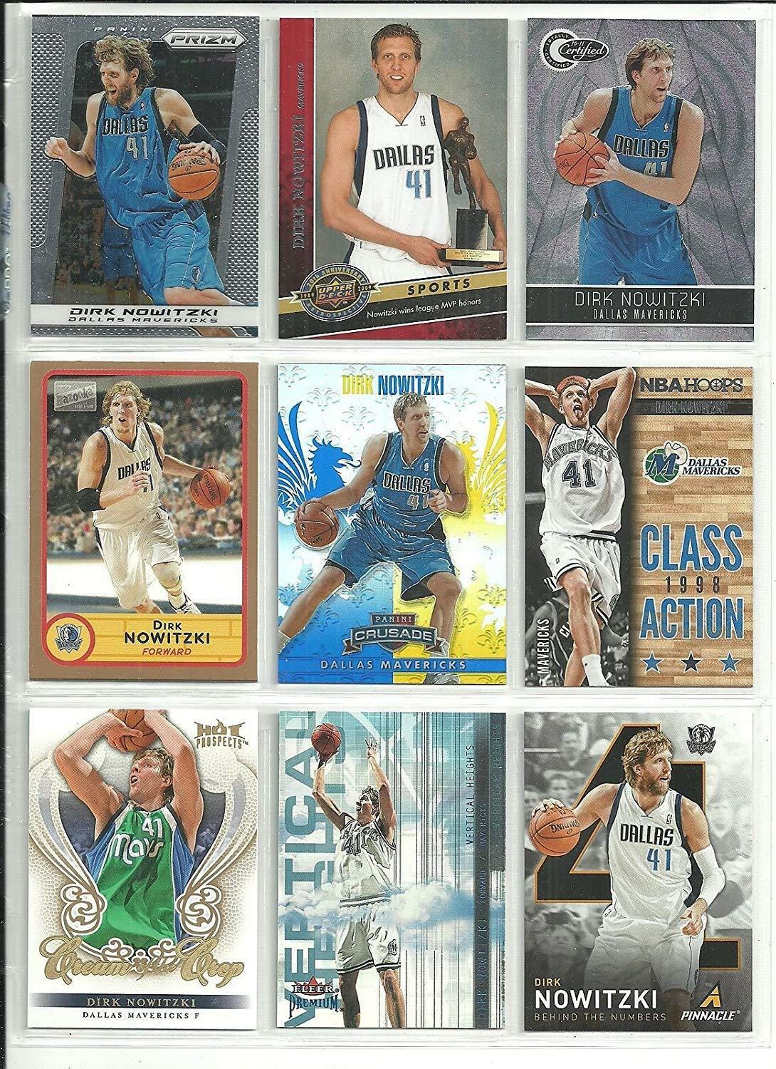 Dirk Nowitzki (10) Mint Basketball Dallas Mavericks Assorted NBA Cards MVP # 41 Image 6