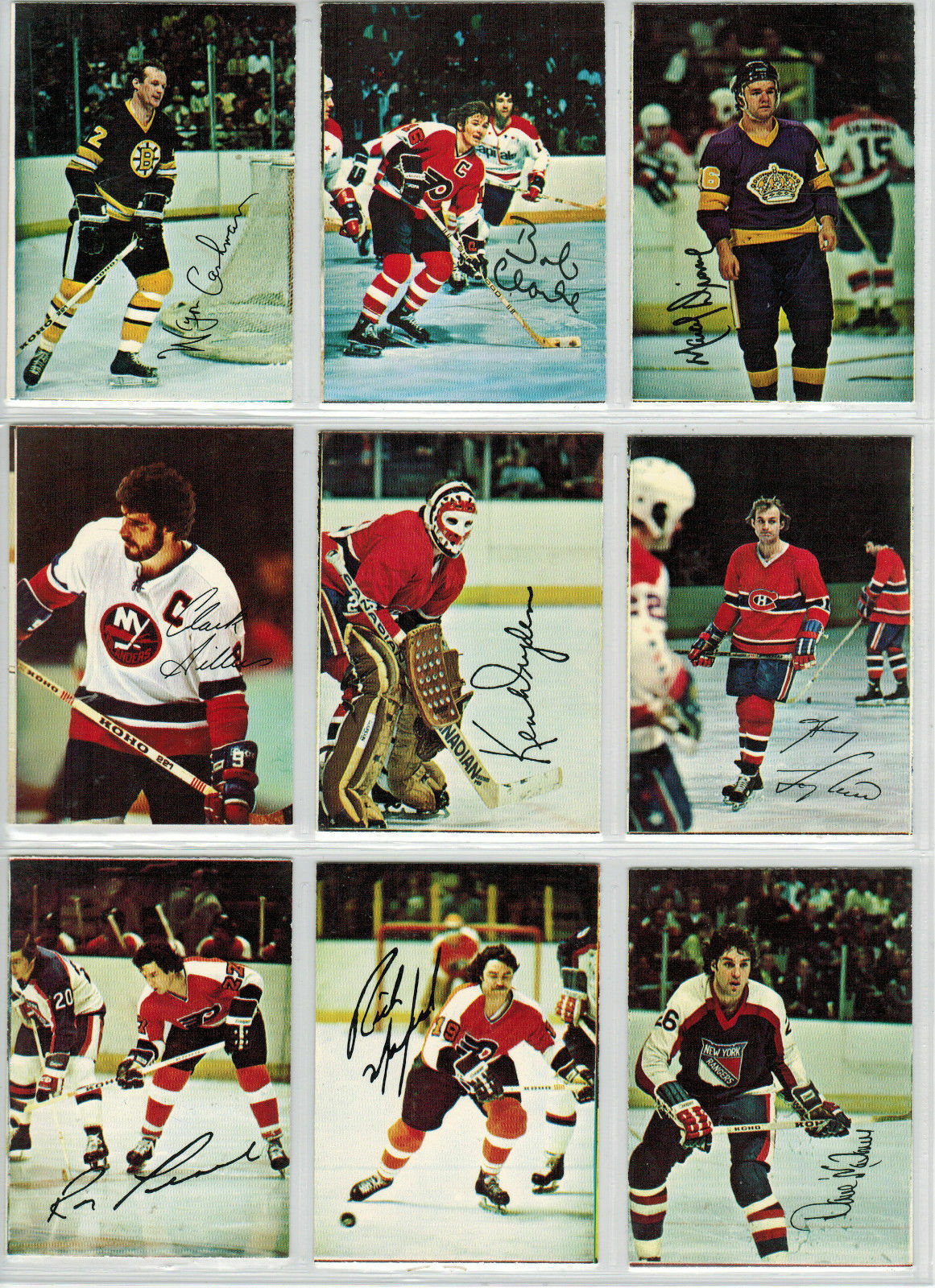 1977-78 O-Pee-Chee NHL hockey squared corners complete glossy card set of 22 NM Image 1