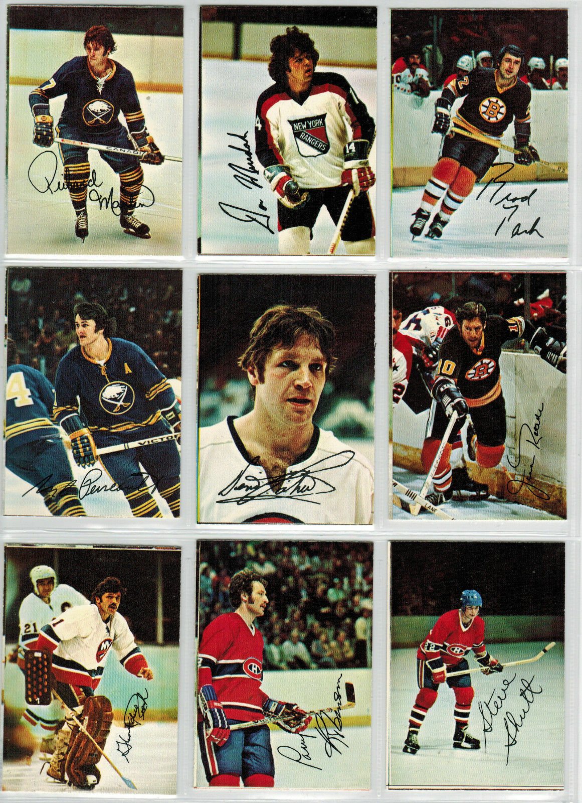 1977-78 O-Pee-Chee NHL hockey squared corners complete glossy card set of 22 NM Image 2