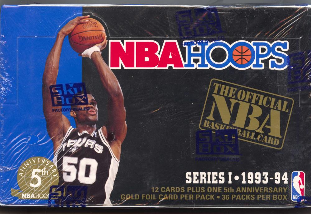 1993-94 Skybox Hoops Series 1 Basketball Box Image 2