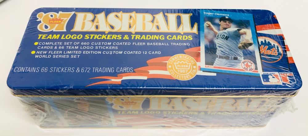 1987 Fleer Glossy Tin Barry Bonds Rookie Baseball Set Image 2