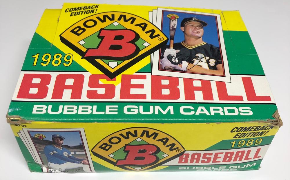 1989 Bowman Baseball Box Image 1
