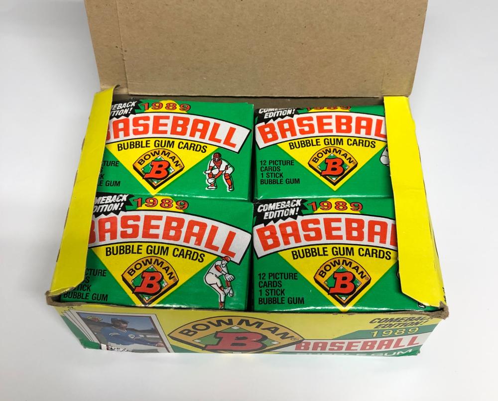 1989 Bowman Baseball Box Image 2