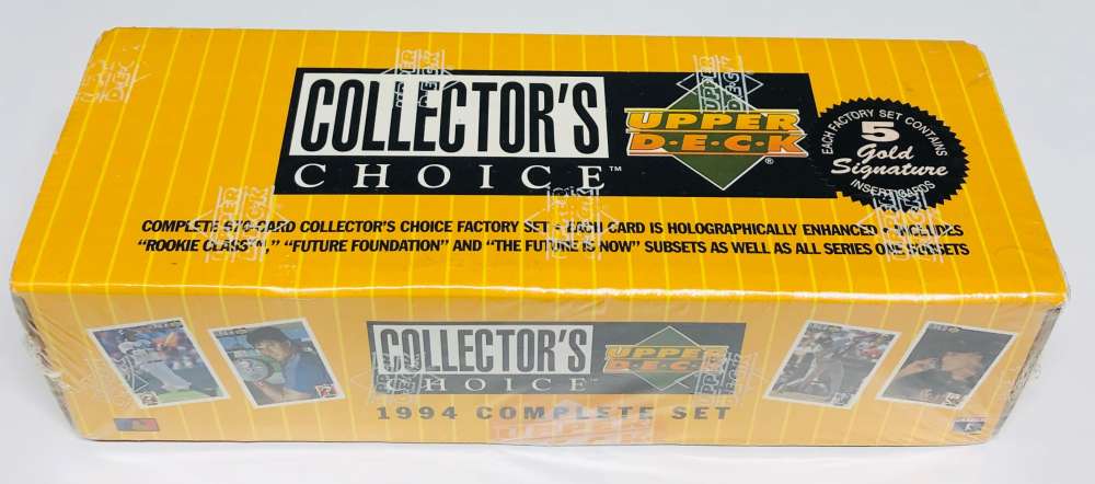 1994 Upper Deck Collector's Choice Factory Baseball Set Image 1