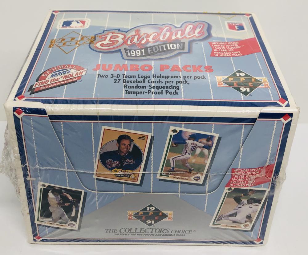 1991 Upper Deck Jumbo Packs Find The Nolan Baseball Jordan SP Box  Image 2