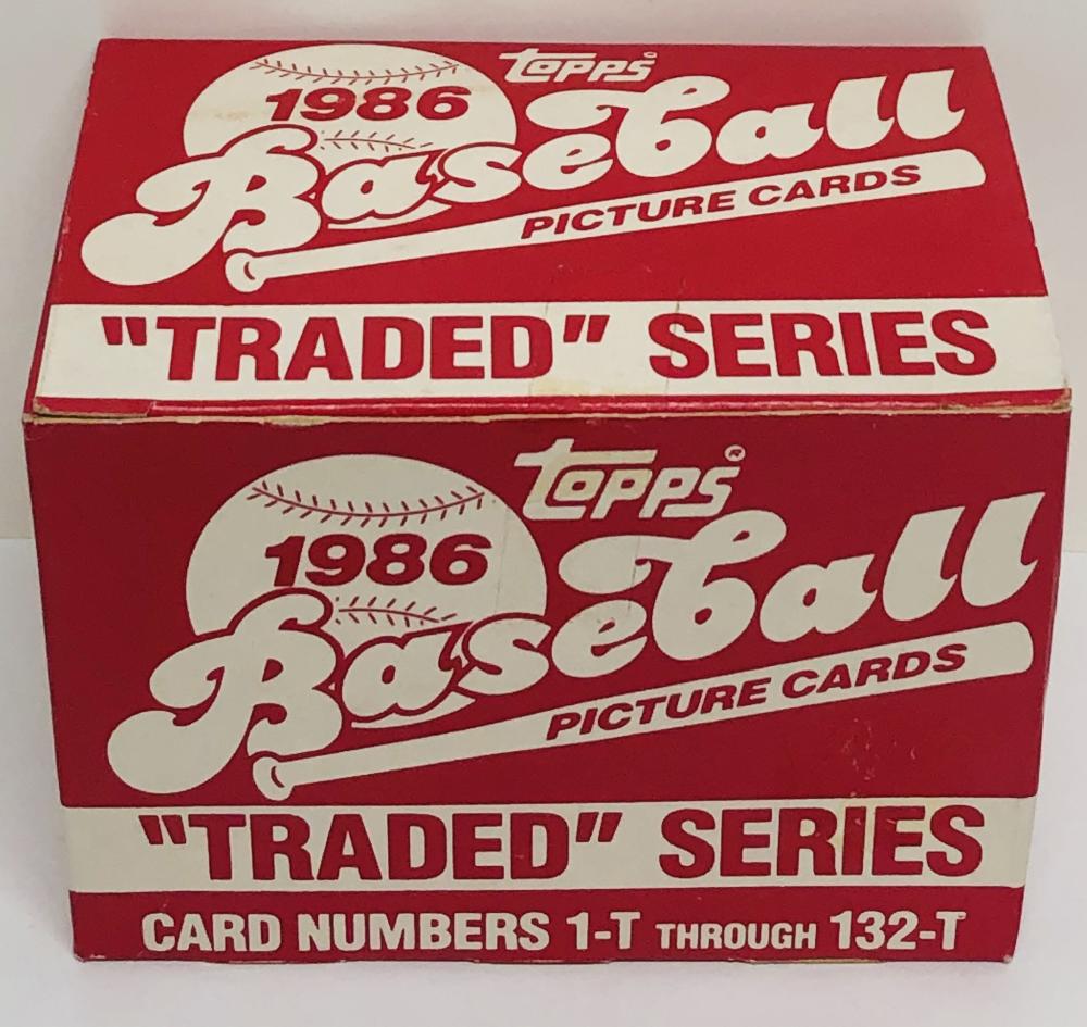 1986 Topps Traded Baseball Set Barry Bonds Rookie Year Image 1