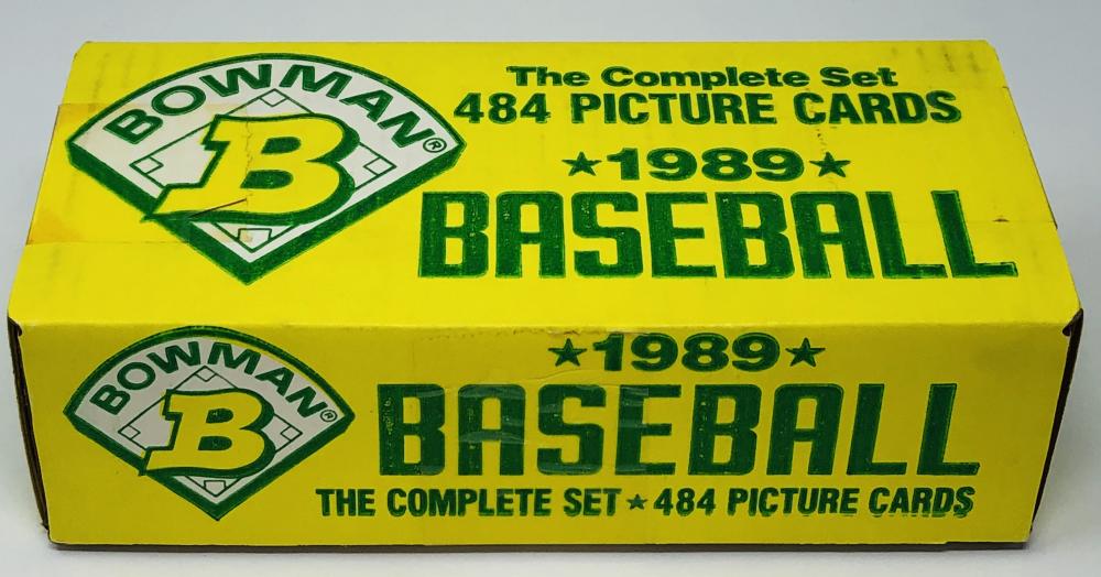 1989 Bowman Yellow Box Baseball Factory Set Image 1