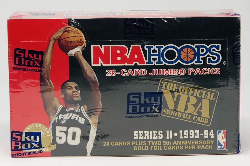 1993-94 Skybox Hoops Series 2 Jumbo Packs Basketball Box Image 1