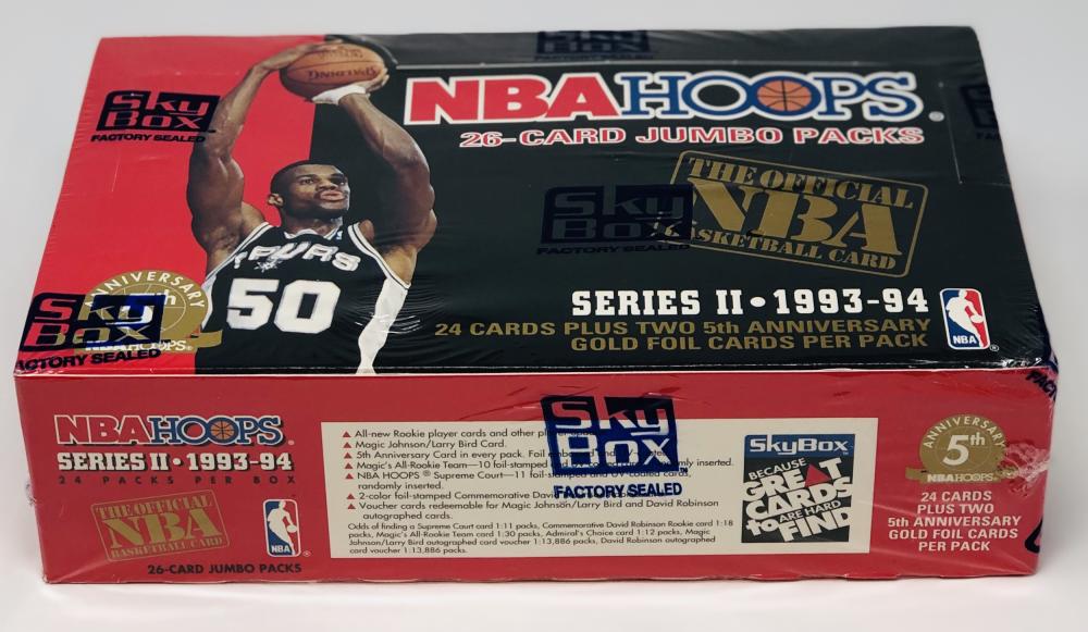 1993-94 Skybox Hoops Series 2 Jumbo Packs Basketball Box Image 2