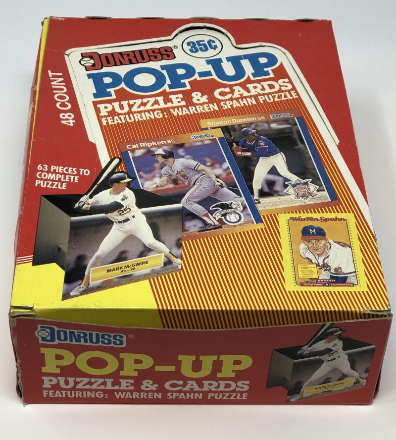 1988 Donruss  Pop-Up Baseball Box Image 1