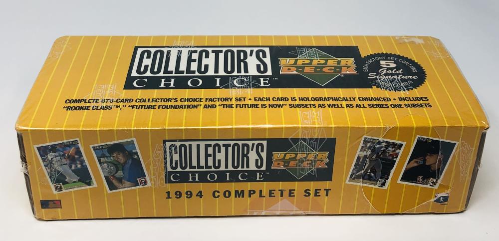 1994 Upper Deck Collector's Choice Factory Baseball Set Image 2