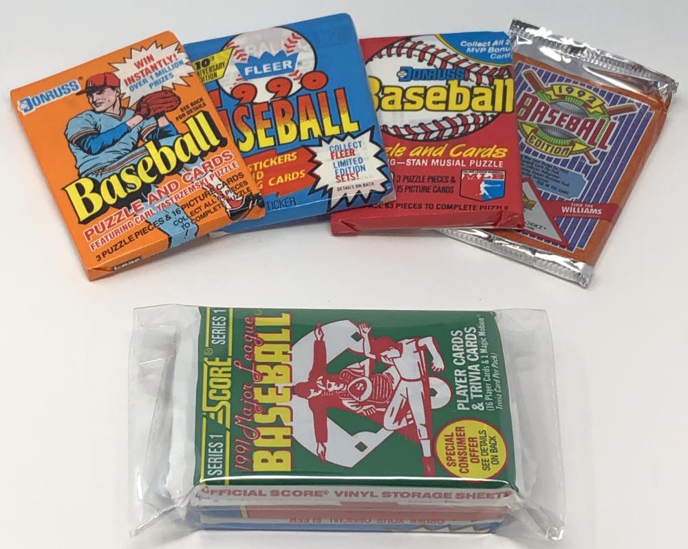 Superior Sports Investments - GREAT LOT OF OLD UNOPENED BASEBALL CARDS IN PACKS Look for Hall-of-Famers Image 2