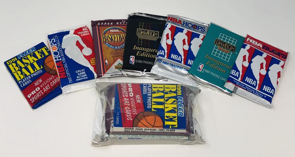Superior Sports Investments Basketball Cards in Vintage Sealed Packs (100 Count) Image 1