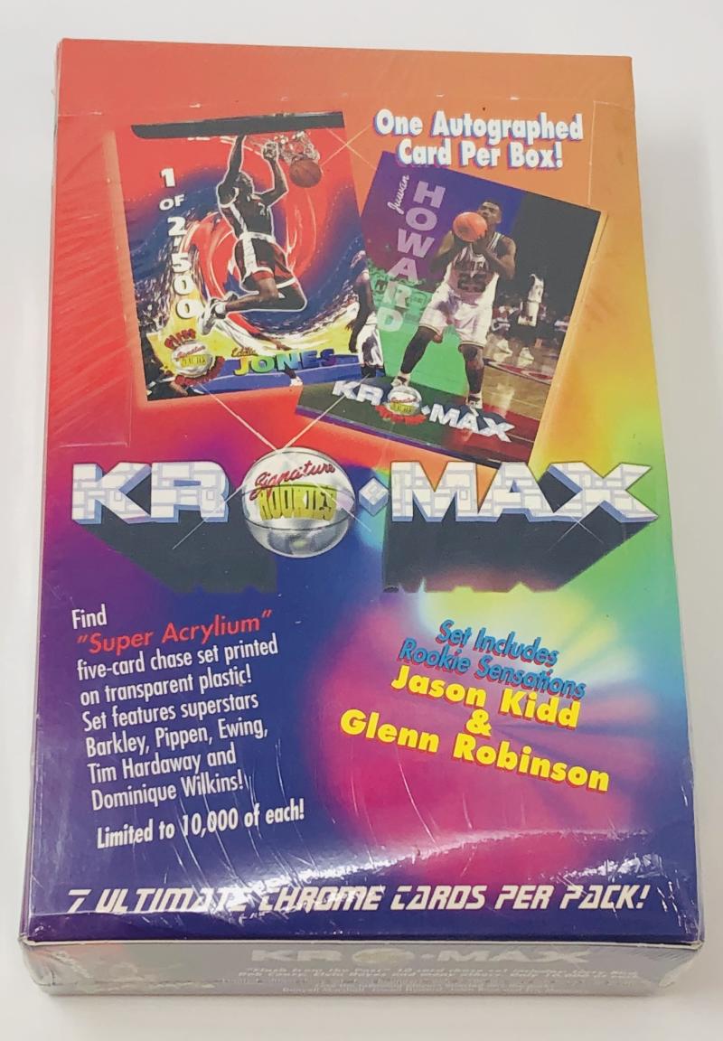 1994 Kromax Signature Rookies Basketball box Image 2