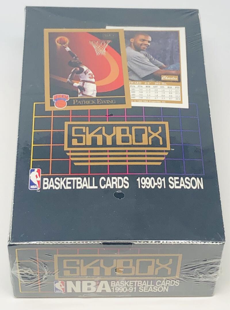 1990-91 Skybox Series 1 Basketball Box Image 2