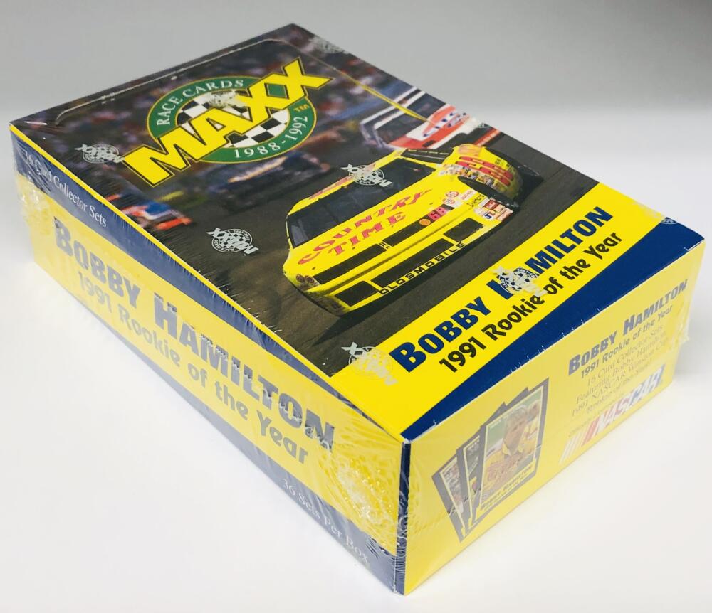 1992 Maxx Bobby Hamilton ROY Racing Box Image 1