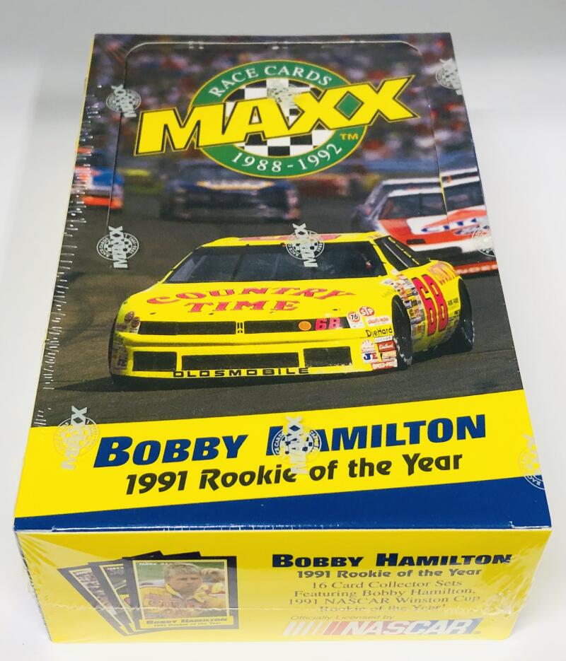 1992 Maxx Bobby Hamilton ROY Racing Box Image 2