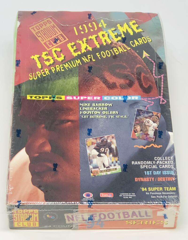 1994 Topps Stadium Club Extreme Football Series 1 Box Image 1