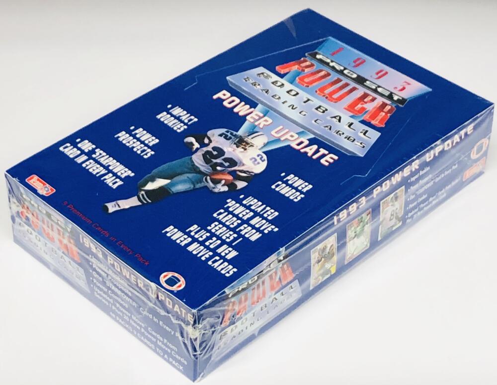 1993 Pro Set Power Update Football Box Image 2