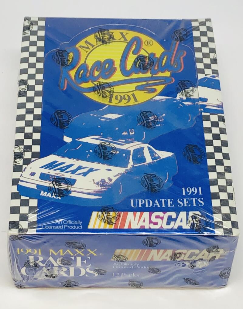 1991 Maxx Race Cards Update Sets NasCar Racing Box Image 1